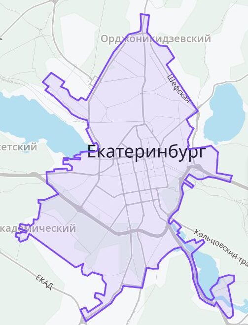 зоны аренды Urent
